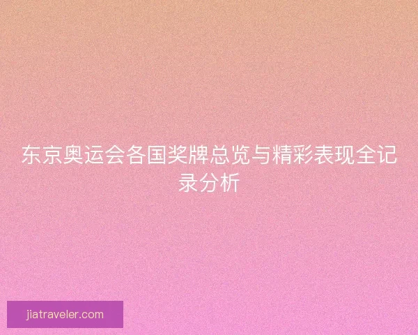 东京奥运会各国奖牌总览与精彩表现全记录分析